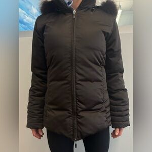 Moncler Dark Brown Puffer Jacket